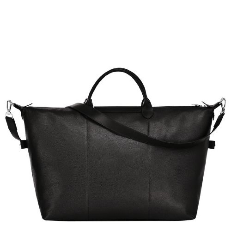 Longchamp Le Foulonne Travel bag XL Black | VROLWGQ-32