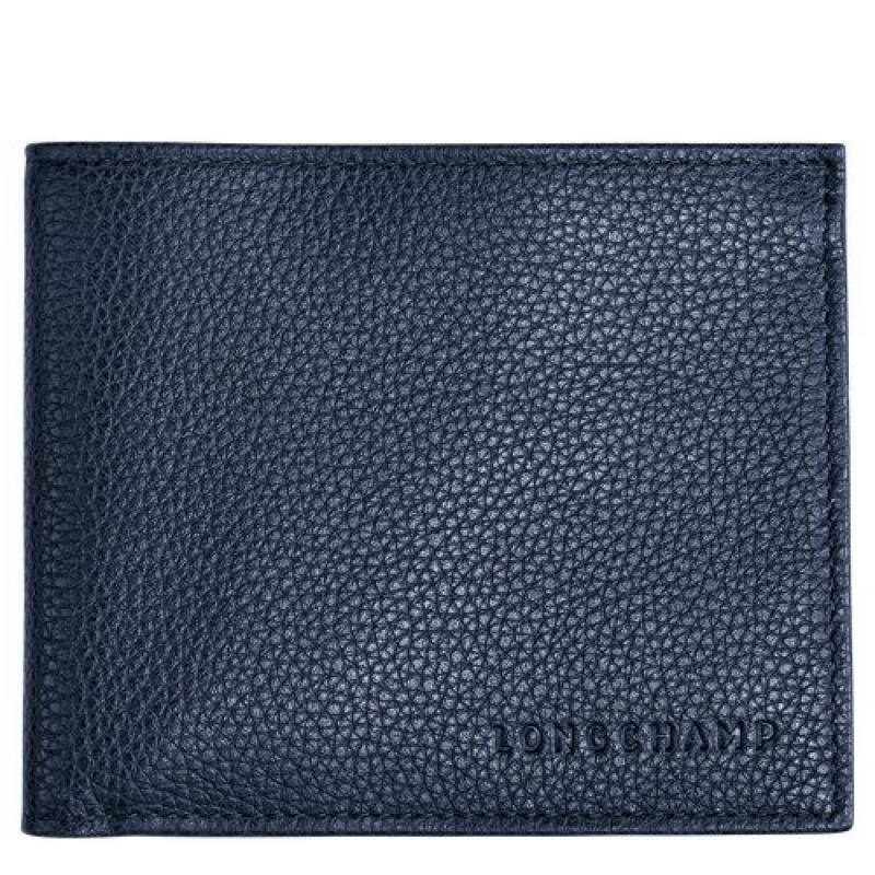 Longchamp Le Foulonne Wallet Navy | HOGYIZU-42