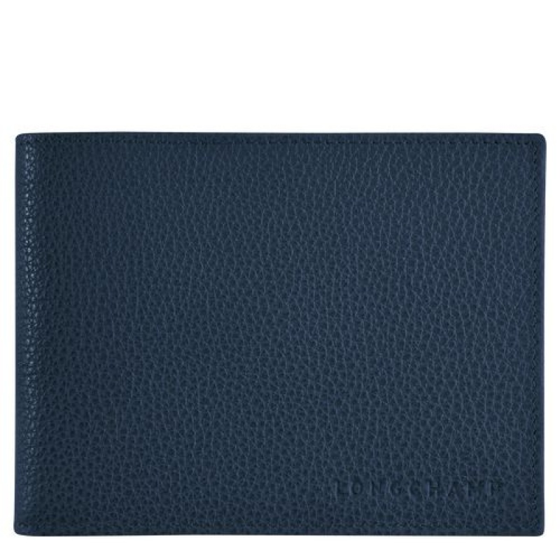 Longchamp Le Foulonne Wallet Navy | XHCIAPY-90