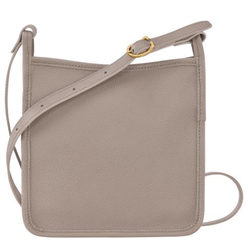 Longchamp Le Foulonne Zipped crossbody bag S Turtledove | JTGLZPW-46