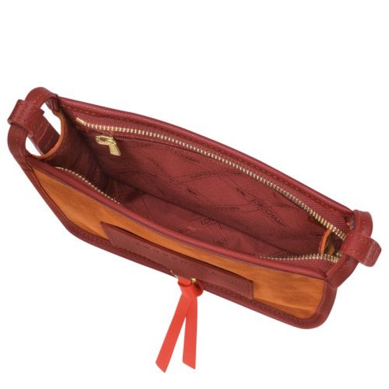 Longchamp Le Foulonne Zipped crossbody bag S Saffron | OJCUPVQ-63