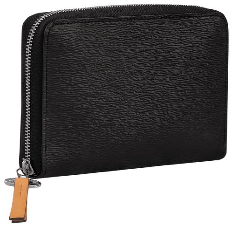 Longchamp Le Pliage City Compact wallet Black | ZGHKCWL-40