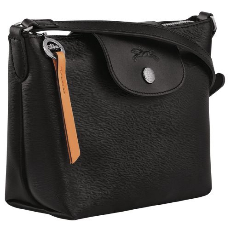 Longchamp Le Pliage City Crossbody bag Black | MXSKREZ-73