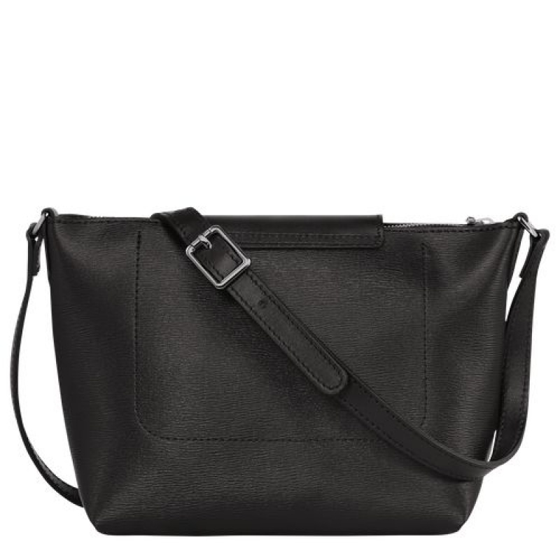 Longchamp Le Pliage City Crossbody bag Black | MXSKREZ-73