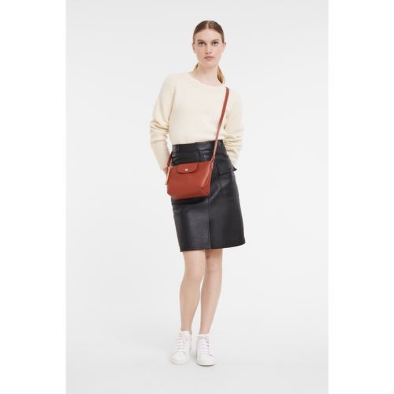 Longchamp Le Pliage City Crossbody bag Terracotta | RSDKAMH-60