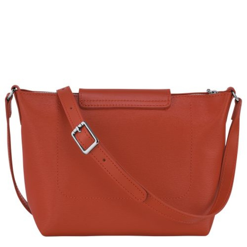 Longchamp Le Pliage City Crossbody bag Terracotta | RSDKAMH-60