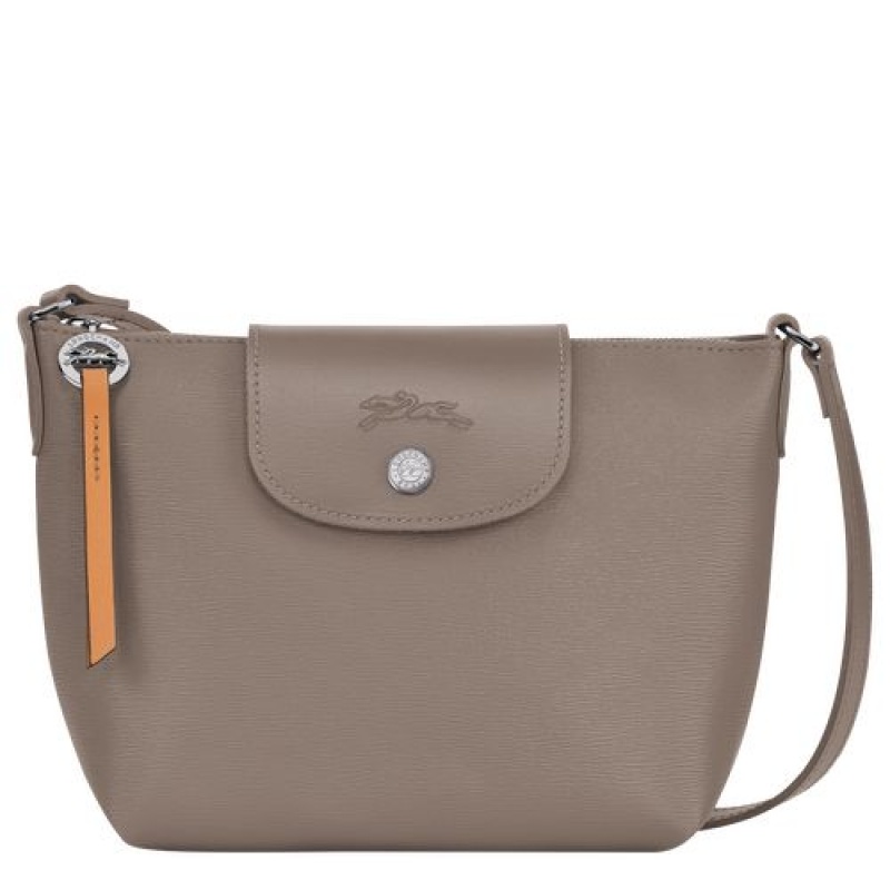 Longchamp Le Pliage City Crossbody bag Taupe | FURKIWO-19