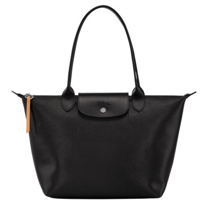 Longchamp Le Pliage City Shopping bag S Black | JHYRZNK-52