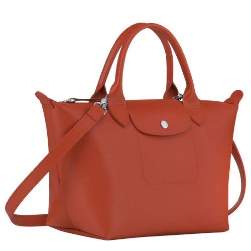 Longchamp Le Pliage City Top handle bag S Terracotta | KHXZDBC-57