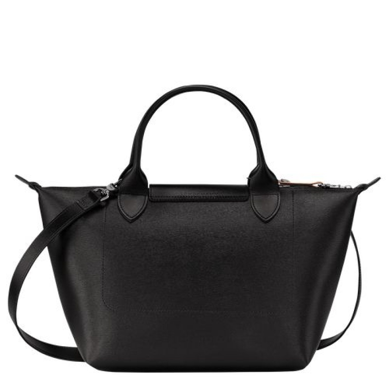 Longchamp Le Pliage City Top handle bag S Black | LIWEDZK-48