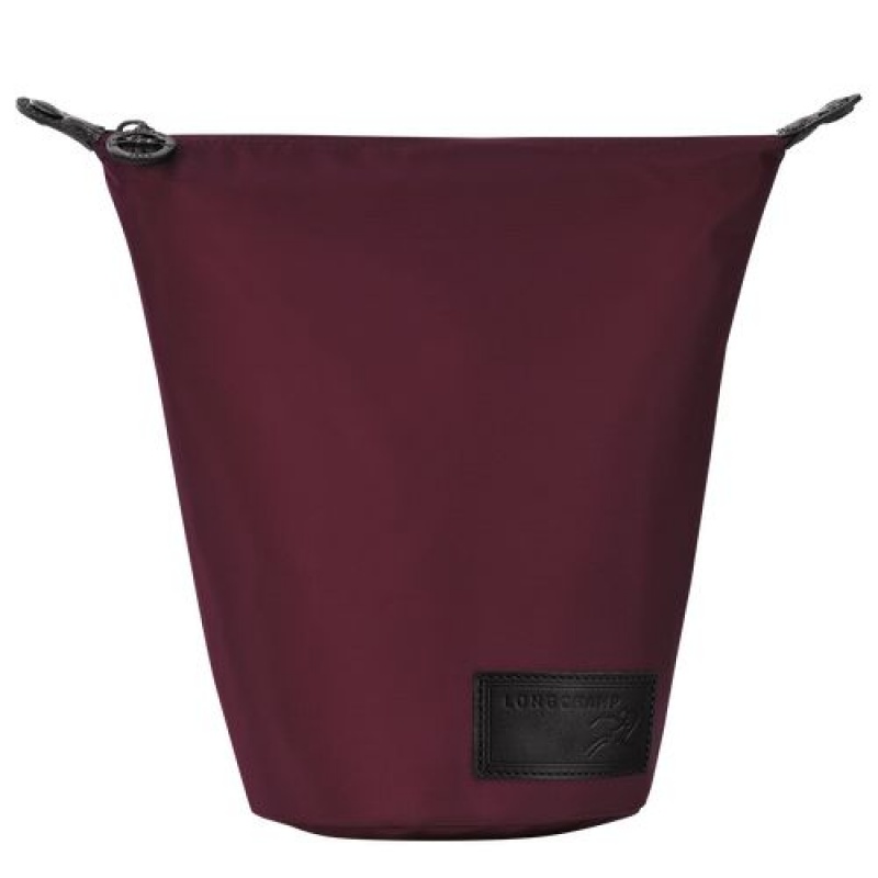 Longchamp Le Pliage Collection Pouch Burgundy | NQLTOHB-73