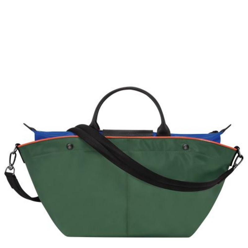 Longchamp Le Pliage Collection Top handle bag M Longchamp Green | TYHELOU-25