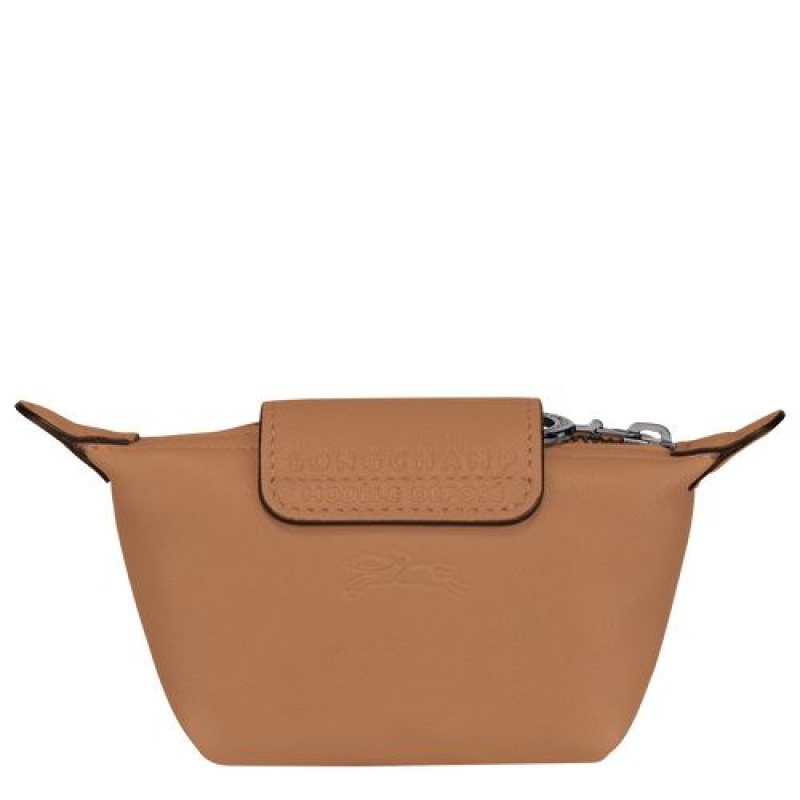 Longchamp Le Pliage Cuir Coin purse Hazelnut | IBNTYOE-32