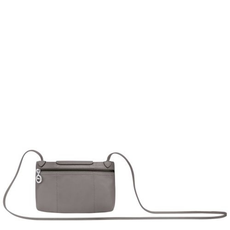 Longchamp Le Pliage Cuir Crossbody bag Turtledove | JAWHDEZ-26