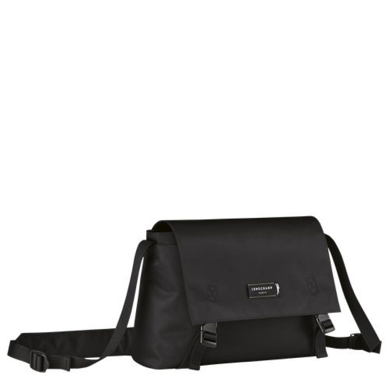 Longchamp Le Pliage Energy Crossbody bag M Black | LTVJGND-04