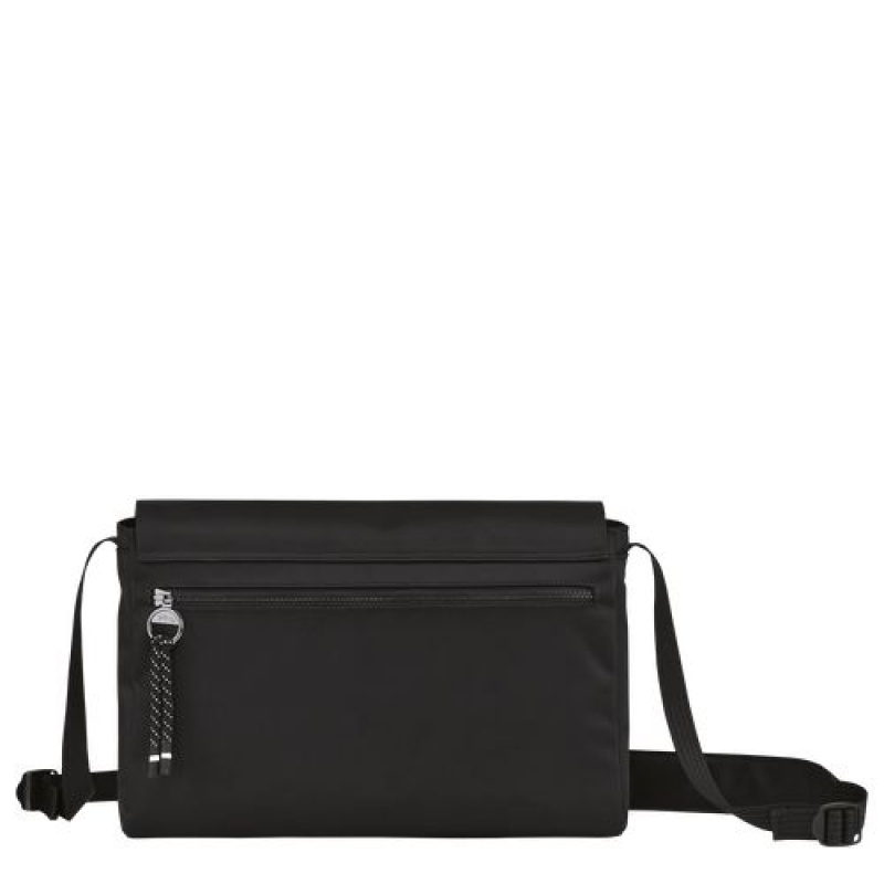 Longchamp Le Pliage Energy Crossbody bag M Black | LTVJGND-04