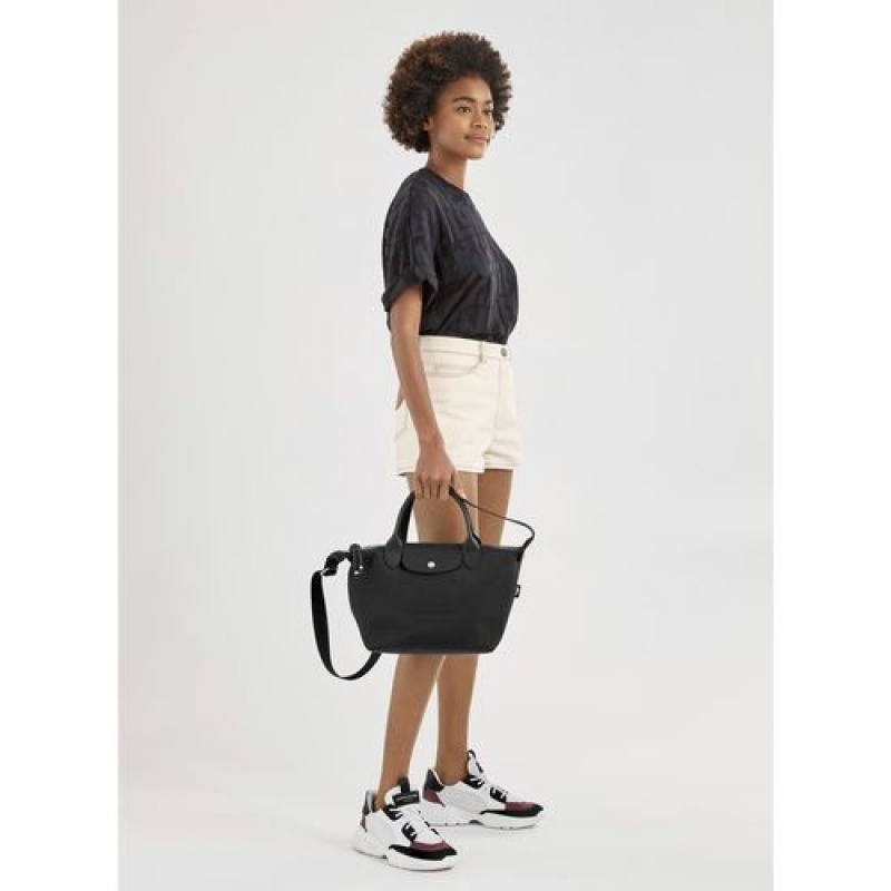 Longchamp Le Pliage Energy Top handle bag S Black | DJKYQZV-15