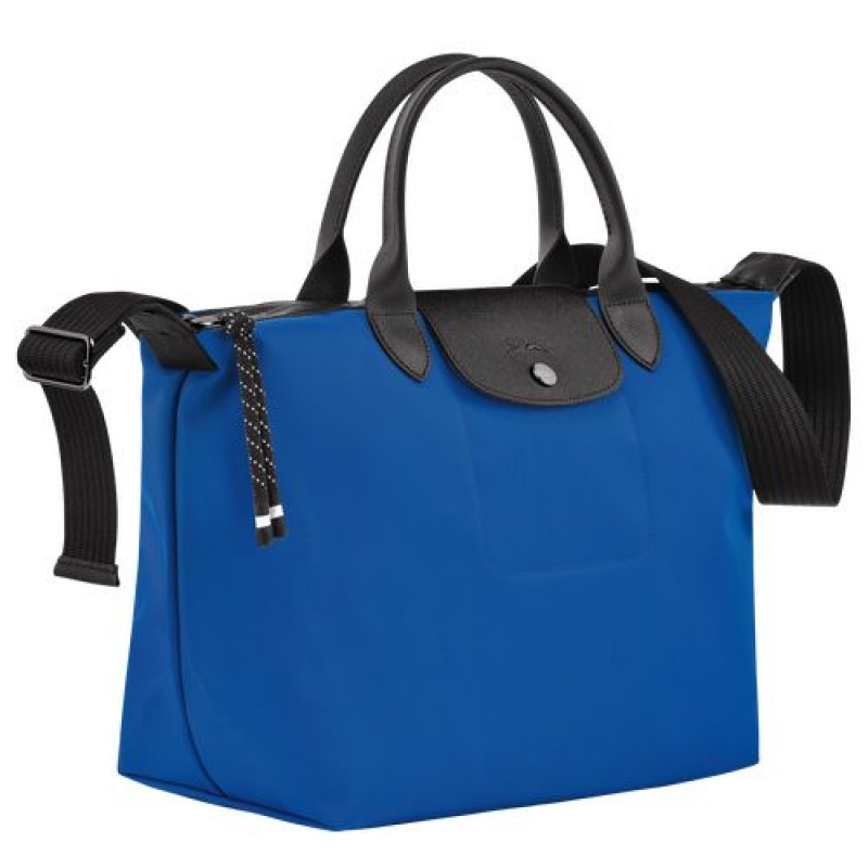 Longchamp Le Pliage Energy Top handle bag M Cobalt | LYFWONG-20