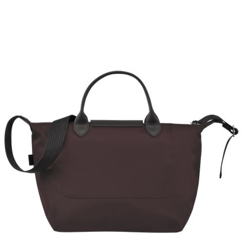 Longchamp Le Pliage Energy Top handle bag M Burgundy | NDSUMBF-04