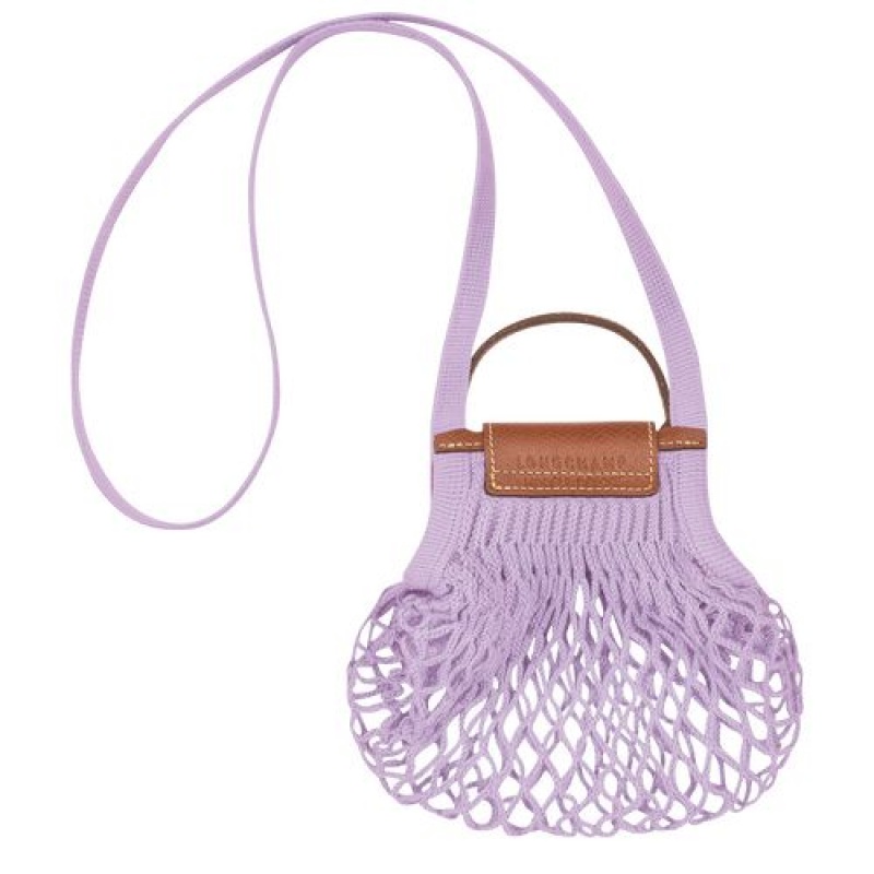 Longchamp Le Pliage Filet Crossbody bag XS Lilac | GNPWLXF-14