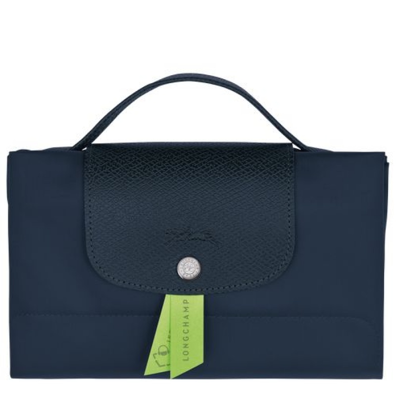 Longchamp Le Pliage Green Document folder Navy | UIZVYDF-95