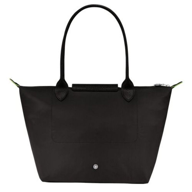 Longchamp Le Pliage Green Shoulder bag S Black | ZXHOSYF-51