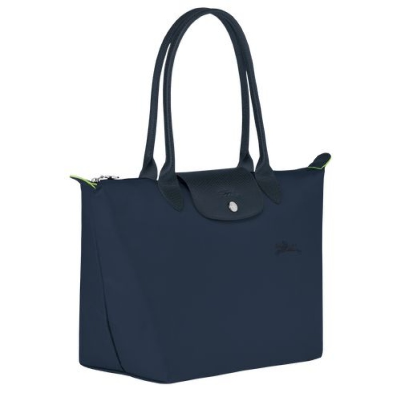 Longchamp Le Pliage Green Shoulder bag S Navy | AZCVHES-67