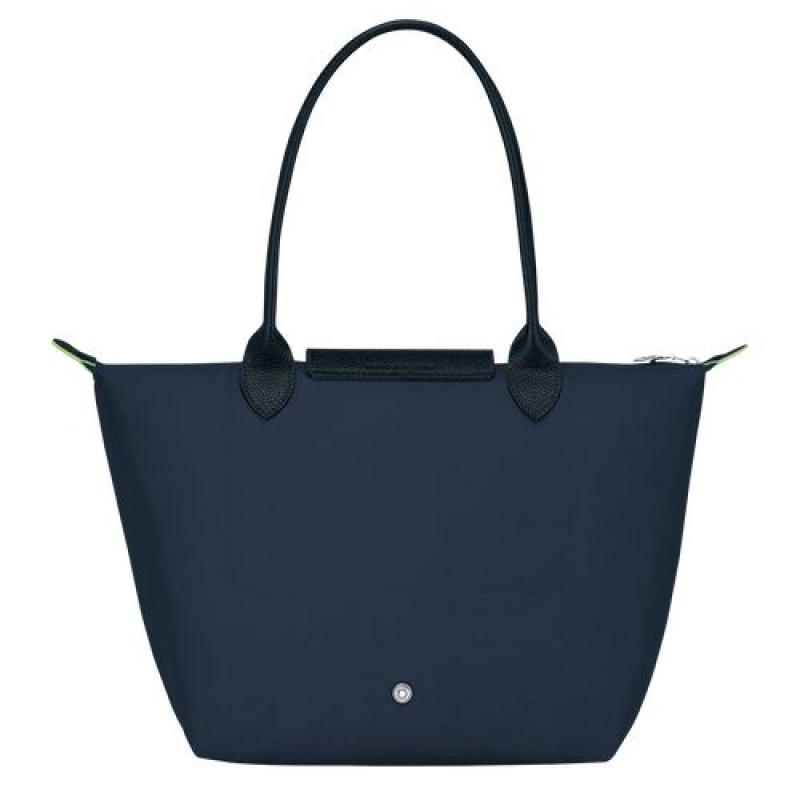 Longchamp Le Pliage Green Shoulder bag S Navy | AZCVHES-67