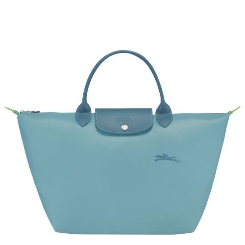 Longchamp Le Pliage Green Top handle bag M Thunderstorm | ANPCTSE-28