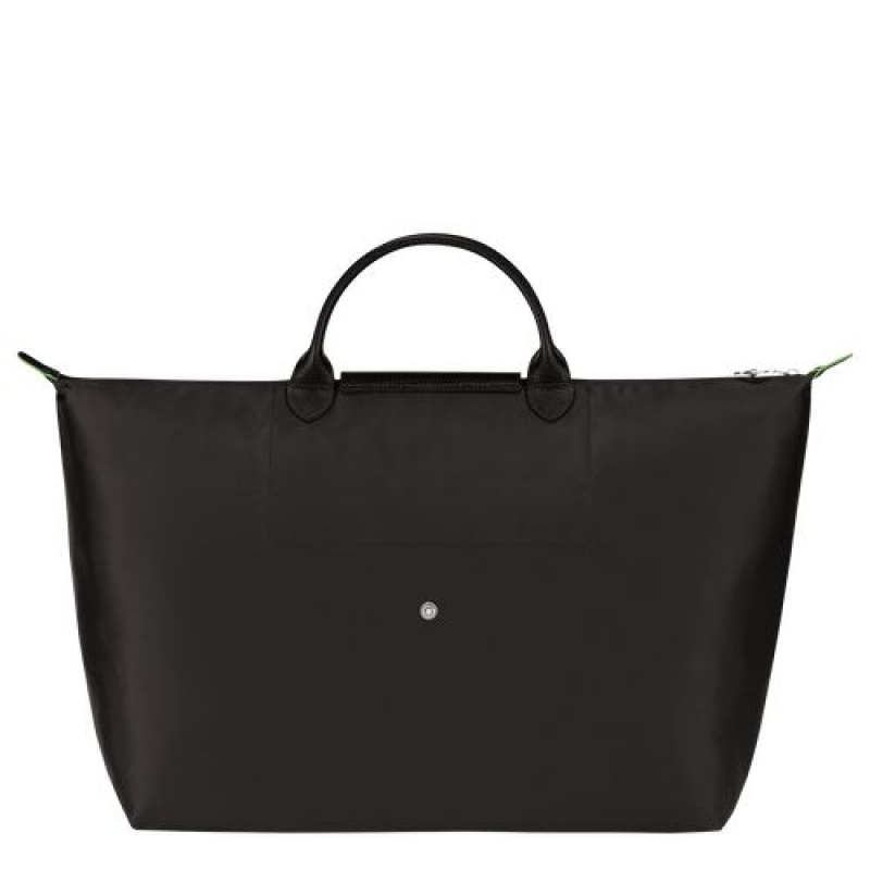 Longchamp Le Pliage Green Travel bag L Black | TFAUIWC-15