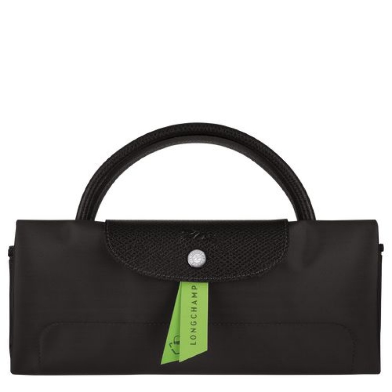 Longchamp Le Pliage Green Travel bag L Black | TFAUIWC-15