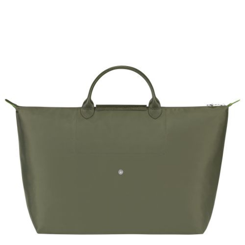 Longchamp Le Pliage Green Travel bag L Forest | QWJFMOC-46