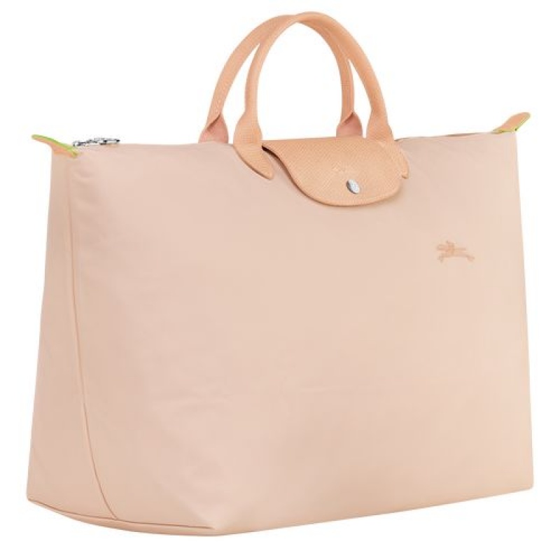 Longchamp Le Pliage Green Travel bag L Flowers | CNSPEGU-50