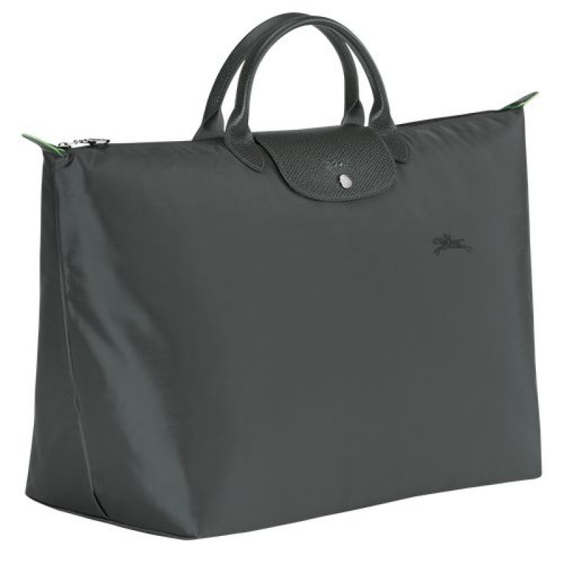 Longchamp Le Pliage Green Travel bag L Graphite | XMFUVKB-21