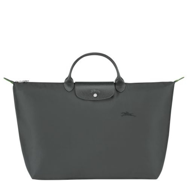 Longchamp Le Pliage Green Travel bag L Graphite | XMFUVKB-21