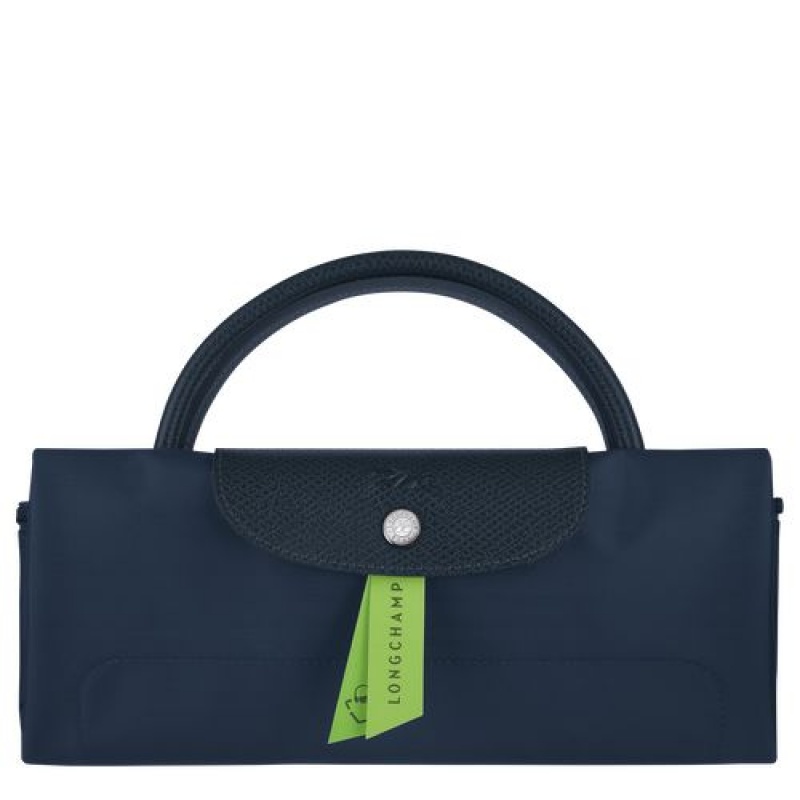 Longchamp Le Pliage Green Travel bag L Navy | VPGOMBK-89