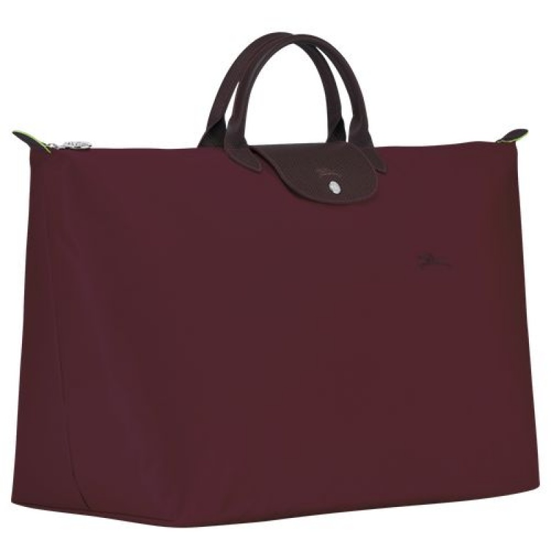 Longchamp Le Pliage Green Travel bag XL Burgundy | KCHXQOR-05