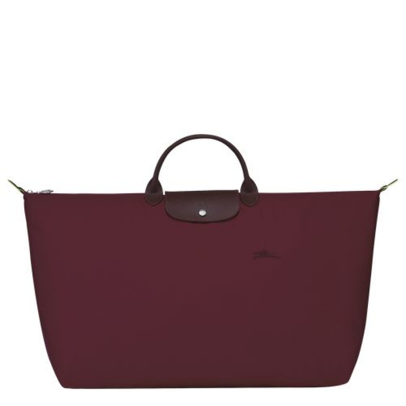 Longchamp Le Pliage Green Travel bag XL Burgundy | KCHXQOR-05