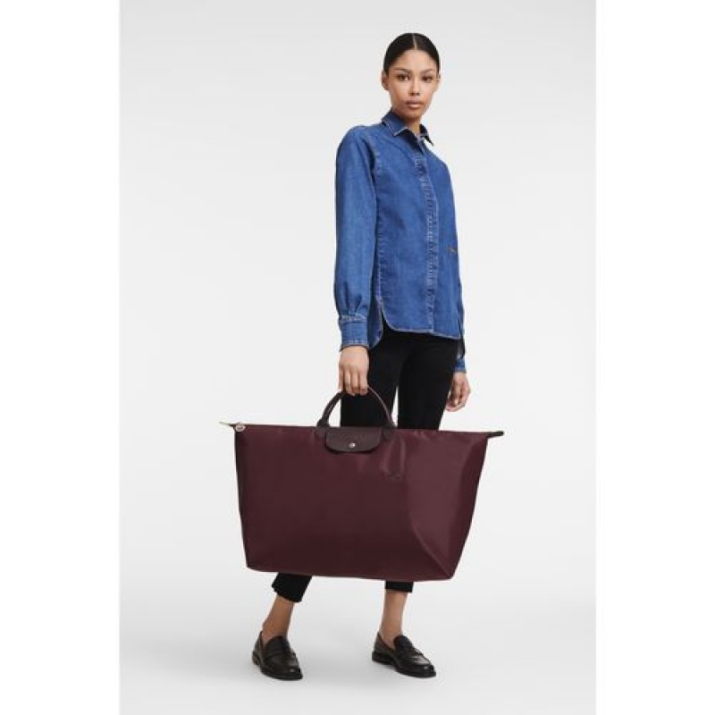 Longchamp Le Pliage Green Travel bag XL Navy | MPRVBIF-21