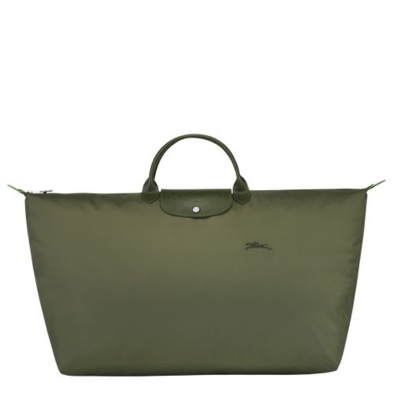 Longchamp Le Pliage Green Travel bag XL Forest | BGTJLEW-90