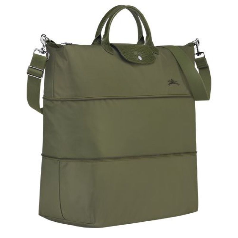 Longchamp Le Pliage Green Travel bag expandable Forest | TLJGVDO-45