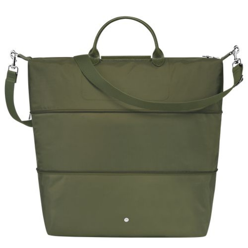 Longchamp Le Pliage Green Travel bag expandable Forest | TLJGVDO-45