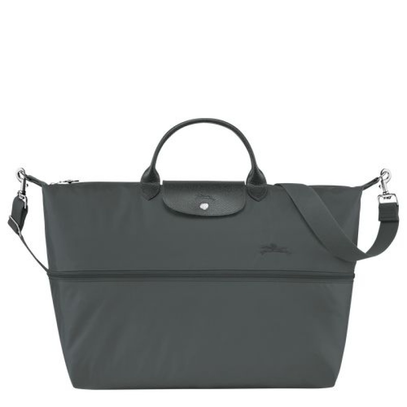 Longchamp Le Pliage Green Travel bag expandable Graphite | JBXTACS-70