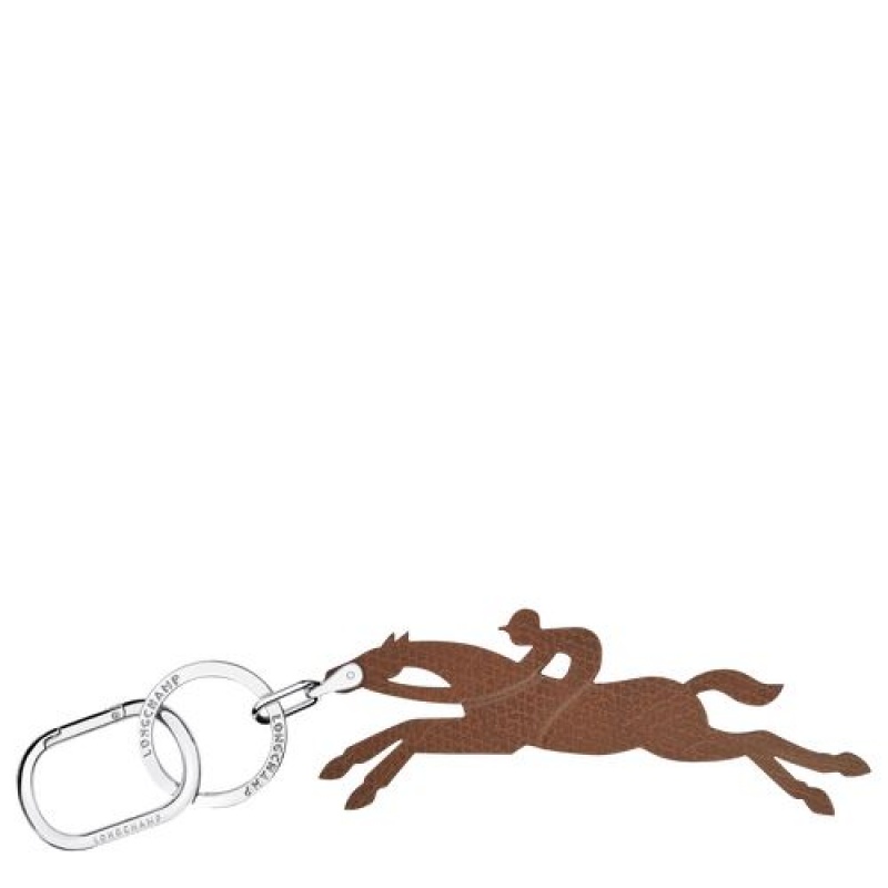 Longchamp Le Pliage Key-rings Brown | MCWHTNI-37