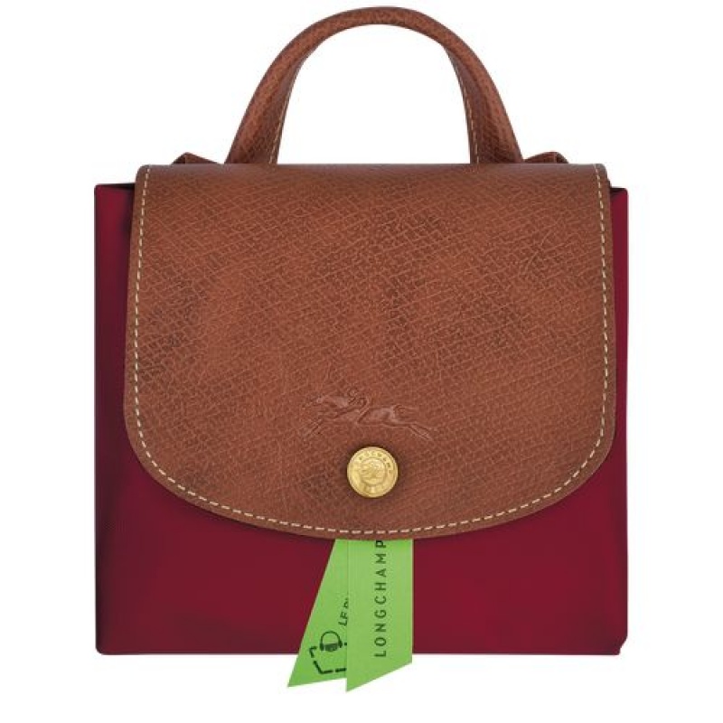 Longchamp Le Pliage Original Backpack Red | RSQOUVH-48