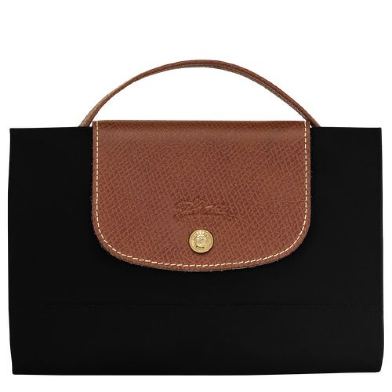 Longchamp Le Pliage Original Briefcase S Black | SGQTJKW-53