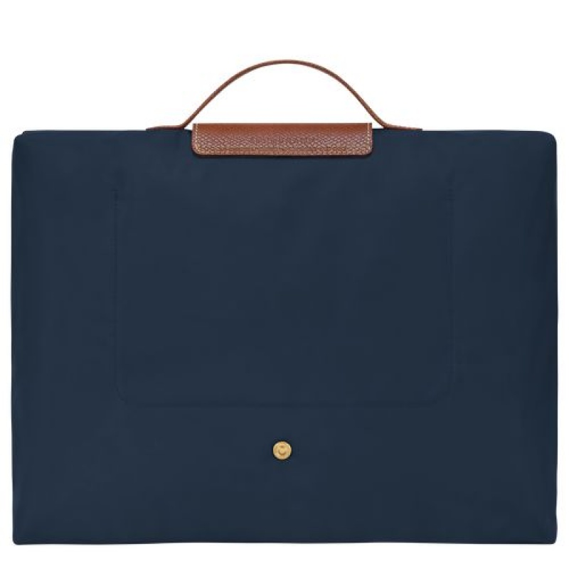 Longchamp Le Pliage Original Briefcase S Navy | MJPFNWK-65