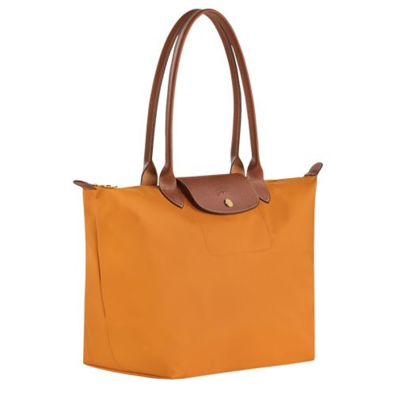 Longchamp Le Pliage Original Shoulder bag L Saffron | SXBIZTM-74