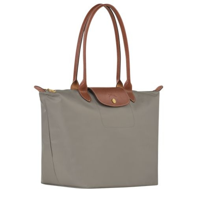 Longchamp Le Pliage Original Shoulder bag L Turtledove | UKNXTEJ-56