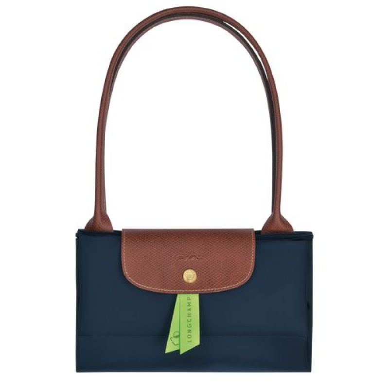 Longchamp Le Pliage Original Shoulder bag L Navy | VACEYKR-92